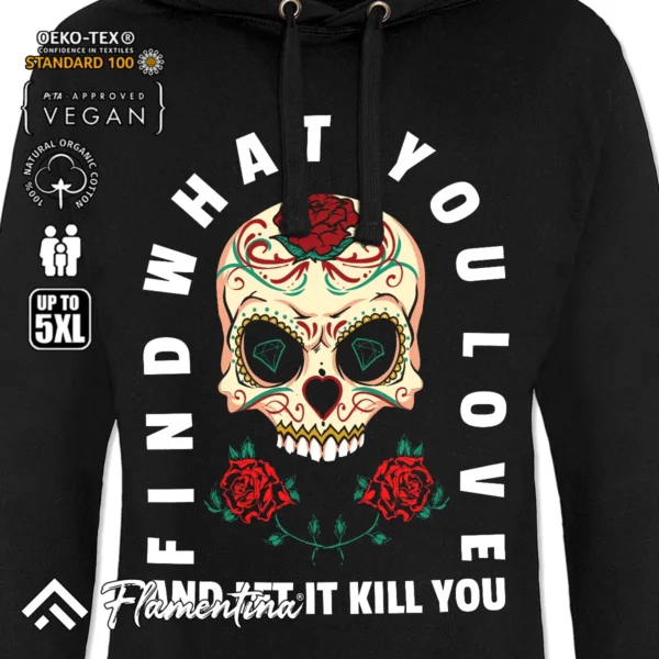 Skull Love Sweatshirt Hoodie - Image 2