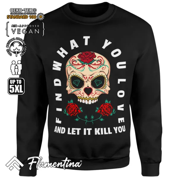 Skull Love Sweatshirt Hoodie - Image 4