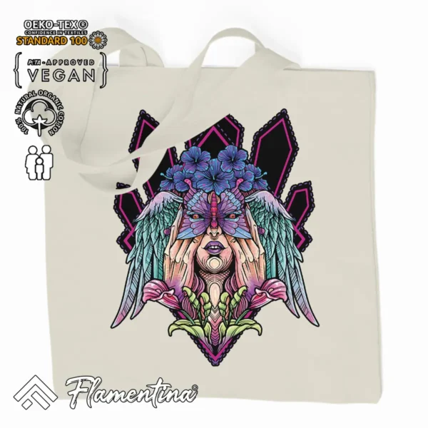 Angel Organic Tote Bag - Image 2