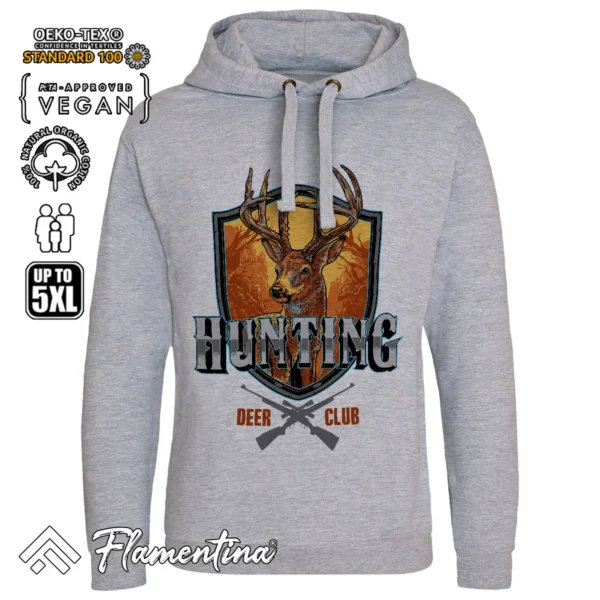 Hunting Deer Club Sweatshirt Hoodie - Image 5