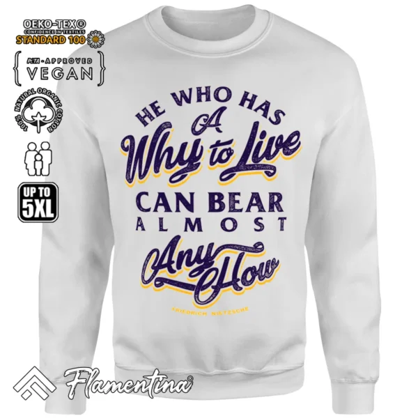 Why Live Sweatshirt Hoodie - Image 7