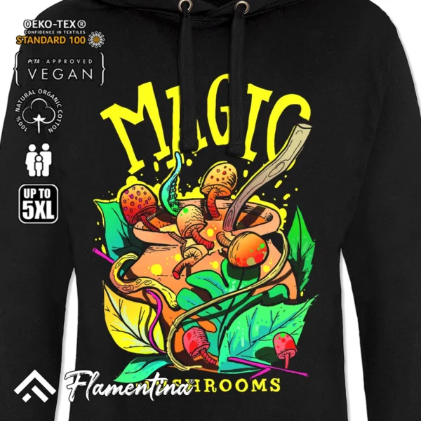 Magic Mushrooms Sweatshirt Hoodie - Image 2