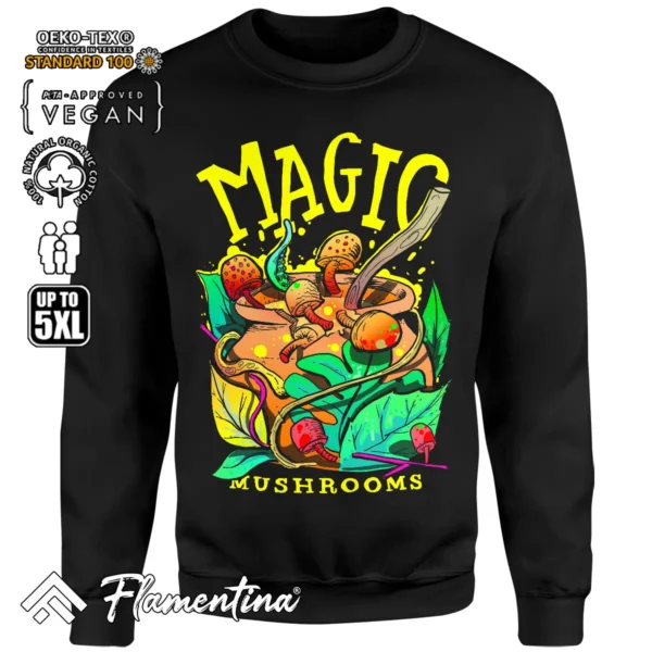 Magic Mushrooms Sweatshirt Hoodie - Image 4