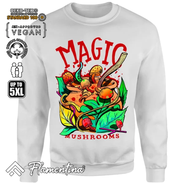 Magic Mushrooms Sweatshirt Hoodie - Image 7