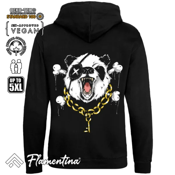 Angry Panda Sweatshirt Hoodie - Image 3