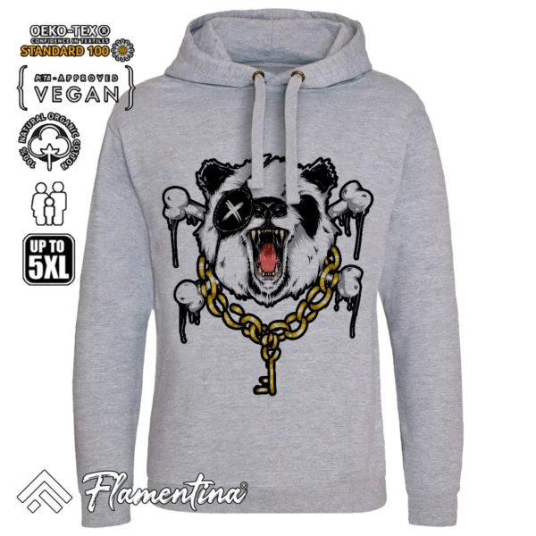 Angry Panda Sweatshirt Hoodie - Image 5