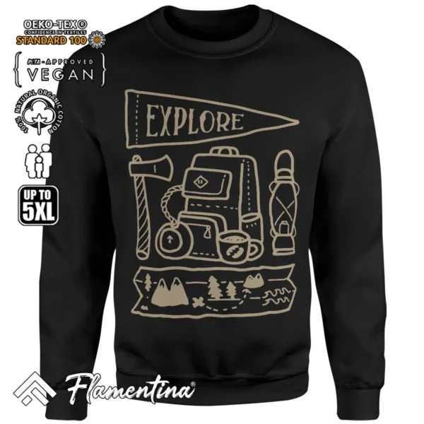 Explore Sweatshirt Hoodie - Image 4