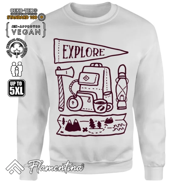 Explore Sweatshirt Hoodie - Image 7