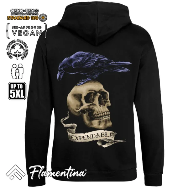 Skull Expendable Sweatshirt Hoodie - Image 3