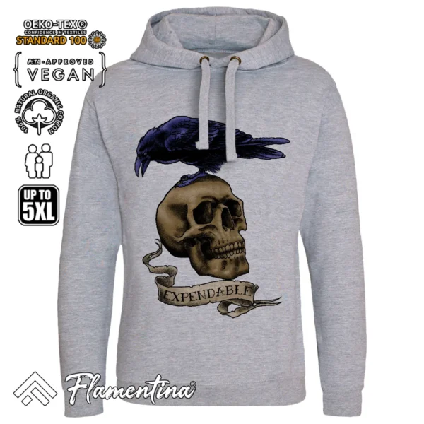 Skull Expendable Sweatshirt Hoodie - Image 5