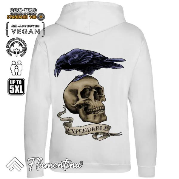 Skull Expendable Sweatshirt Hoodie - Image 6