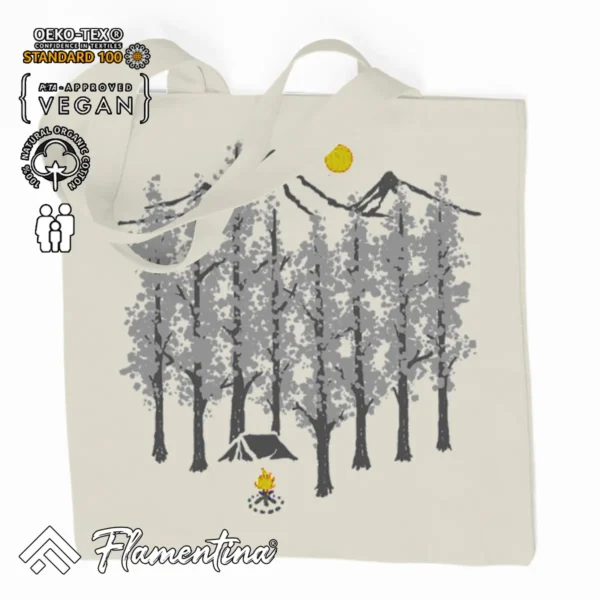 Alone Organic Tote Bag - Image 2