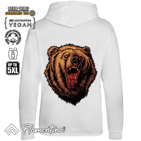 Angry Bear Sweatshirt Hoodie - Image 6