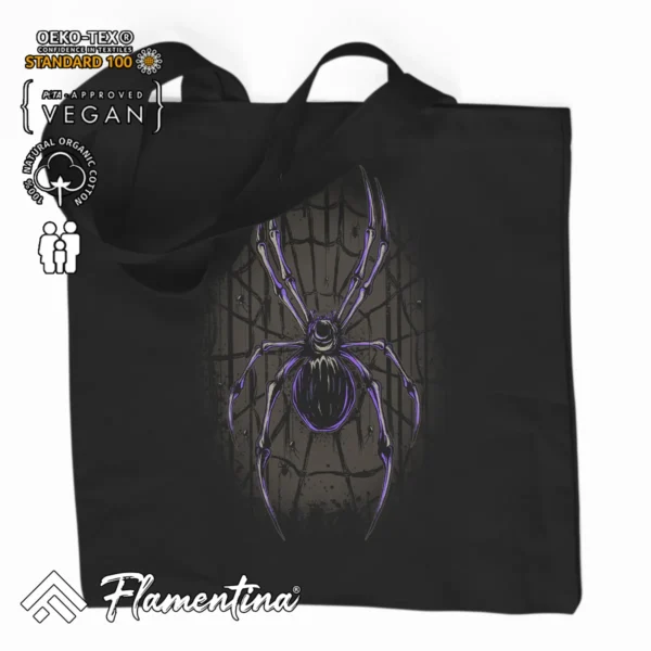 Spider Organic Tote Bag