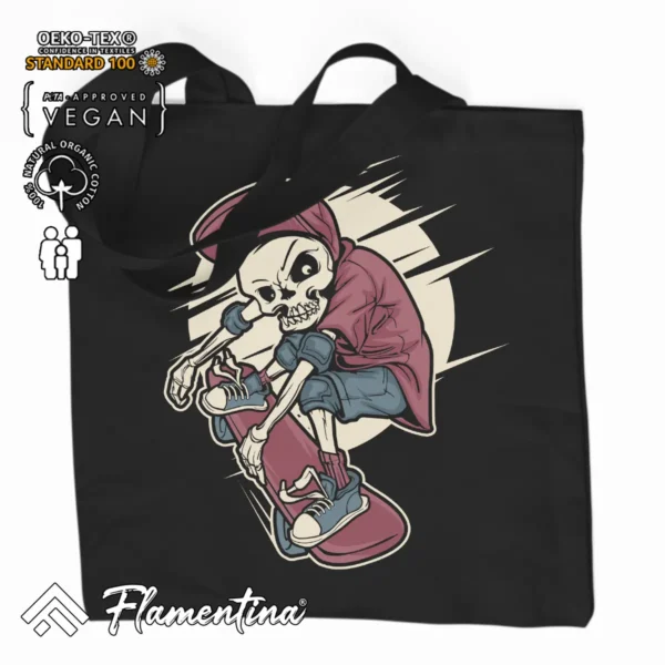 Skull Organic Tote Bag