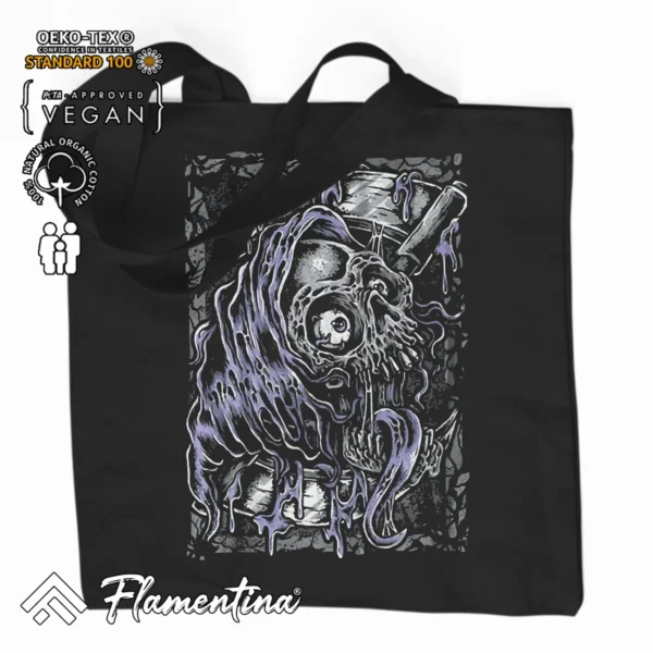 Grim Reaper Organic Tote Bag