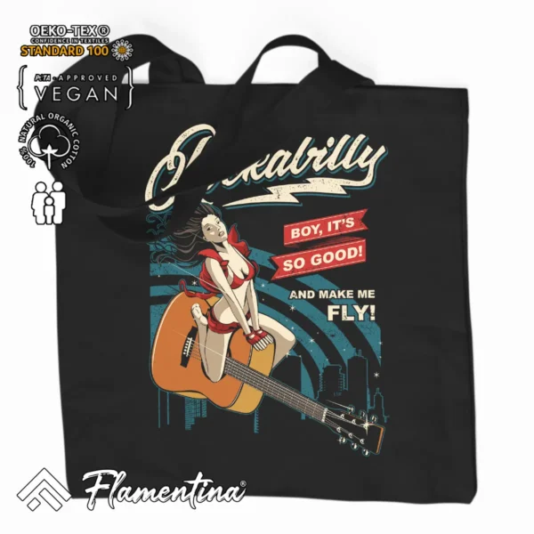 Rockabilly Organic Tote Bag