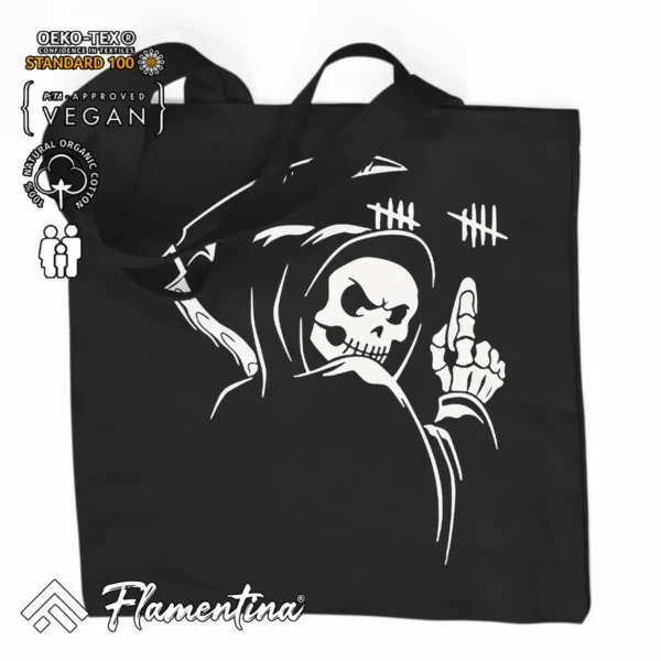 Death Countdown Organic Tote Bag