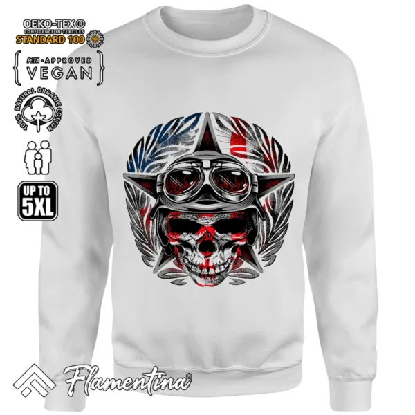 Air Force Skull Sweatshirt Hoodie - Image 7