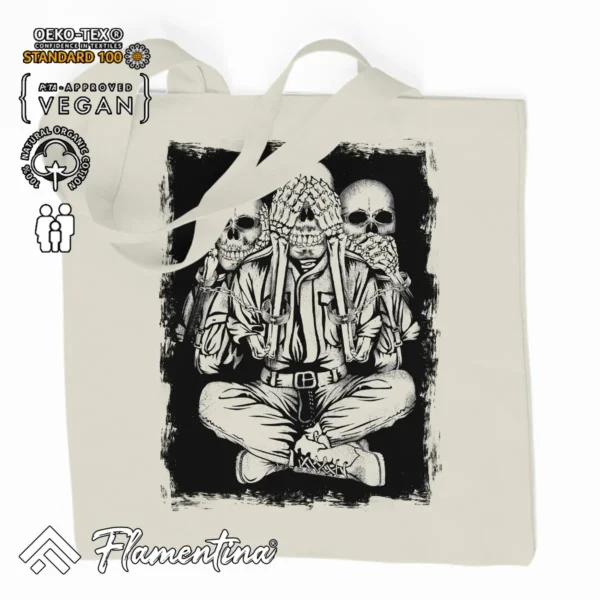 No Evil Organic Tote Bag - Image 2