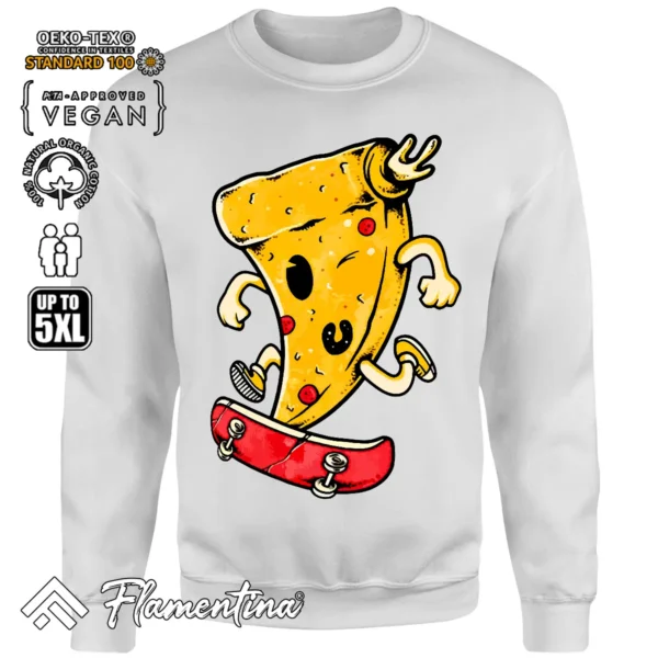 Pizza Sweatshirt Hoodie - Image 7