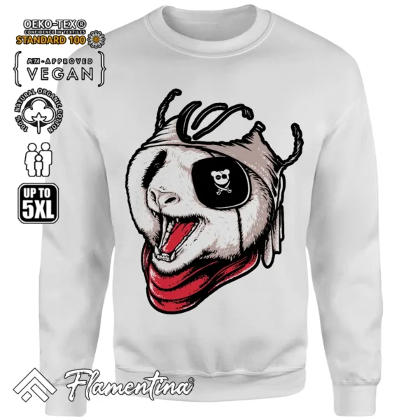 Panda Pirate Sweatshirt Hoodie - Image 7