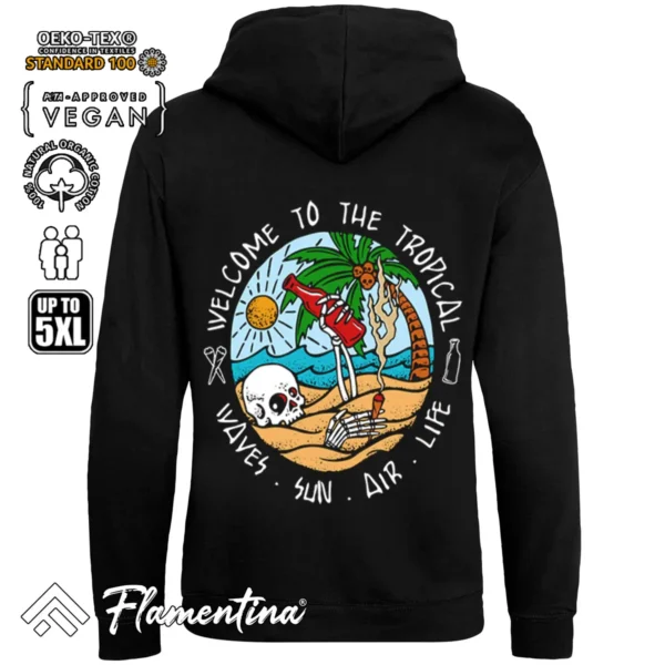 Tropical Island Sweatshirt Hoodie - Image 3