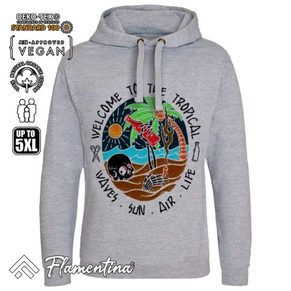 Tropical Island Sweatshirt Hoodie - Image 5