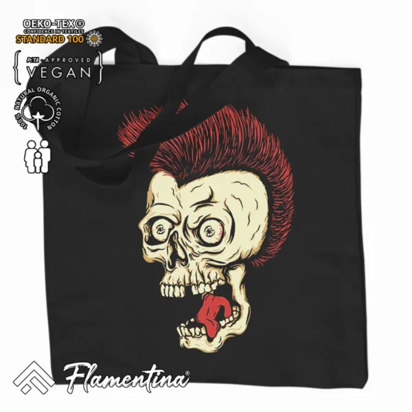 Death Punk Organic Tote Bag