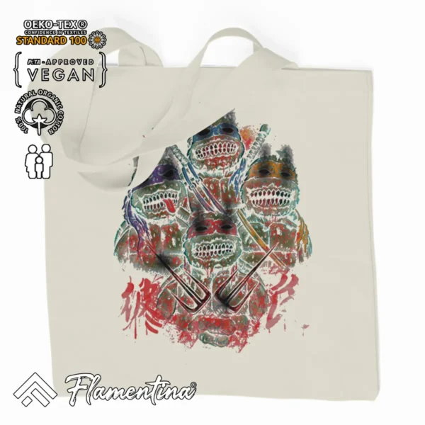 Turtle Zombies Organic Tote Bag - Image 2