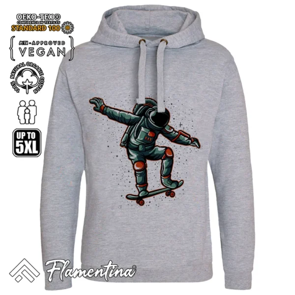 Astronaut Skateboarding Sweatshirt Hoodie - Image 5