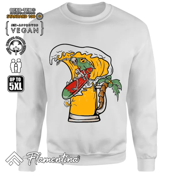 Beer Wave Sweatshirt Hoodie - Image 7