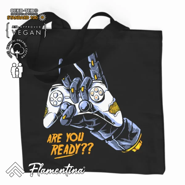 Broken Gamepad Organic Tote Bag