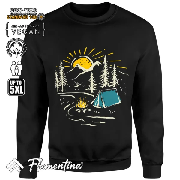 Camping Sweatshirt Hoodie - Image 4