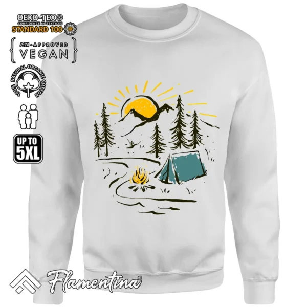 Camping Sweatshirt Hoodie - Image 7