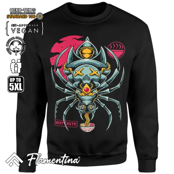 Enjoy Ramen Spider Sweatshirt Hoodie - Image 4