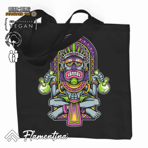 Tiki King Of Bong Organic Tote Bag
