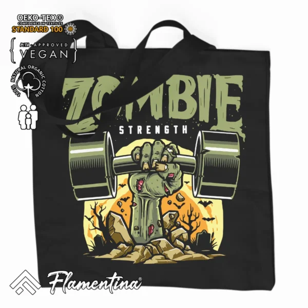 Zombie Strength Organic Tote Bag