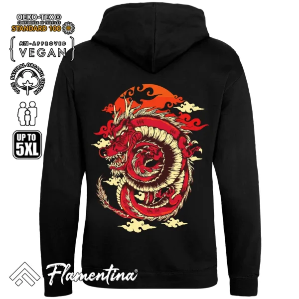 Asian Dragon Sweatshirt Hoodie - Image 3