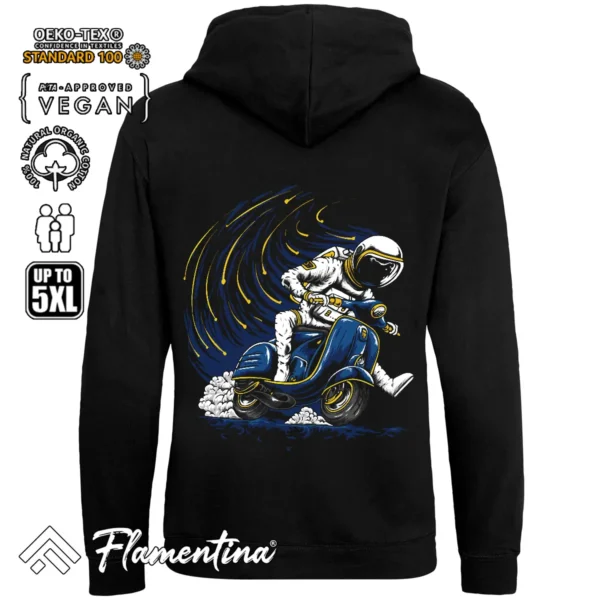 Astronaut Scooter Sweatshirt Hoodie - Image 3