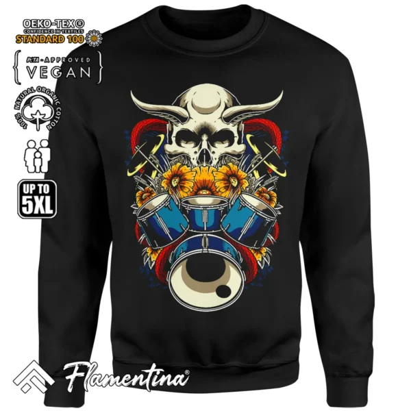 Drums From Hell Sweatshirt Hoodie - Image 4