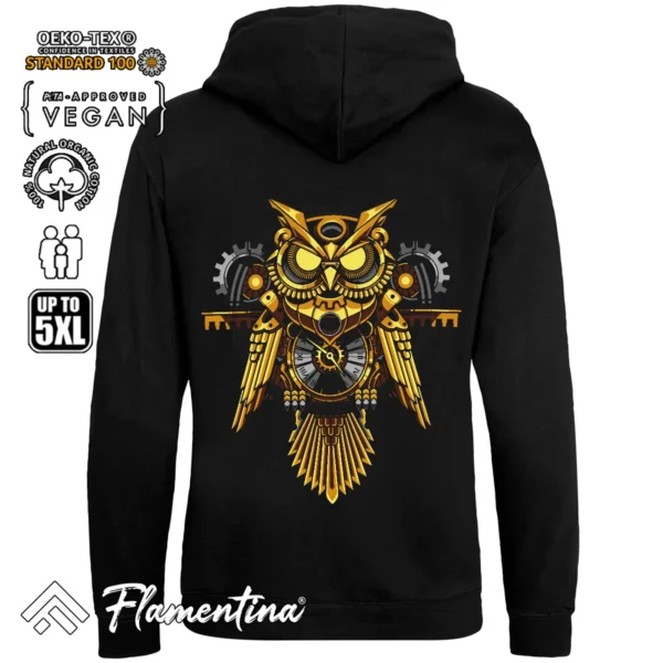 Gold Owl Sweatshirt Hoodie - Image 3