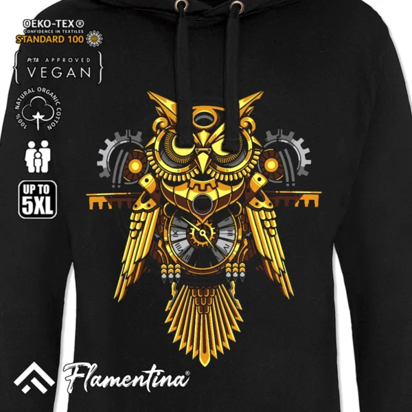 Gold Owl Sweatshirt Hoodie - Image 2