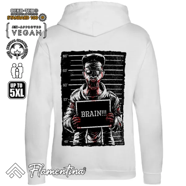 Zombie Mugshot Sweatshirt Hoodie - Image 6