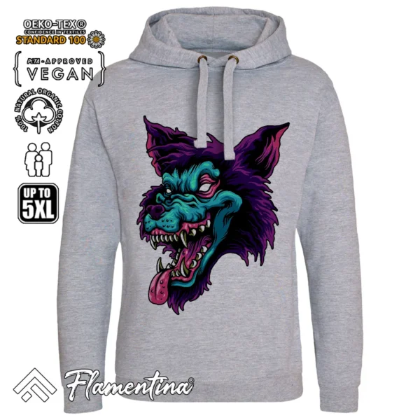 Zombie Wolf Sweatshirt Hoodie - Image 5