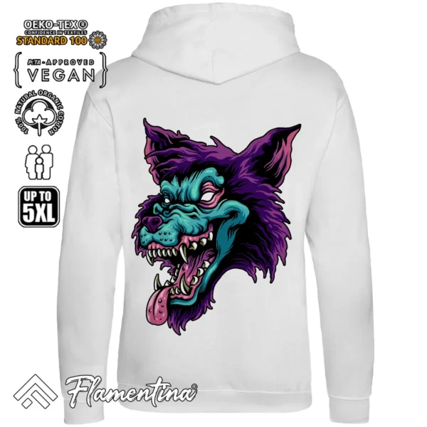 Zombie Wolf Sweatshirt Hoodie - Image 6