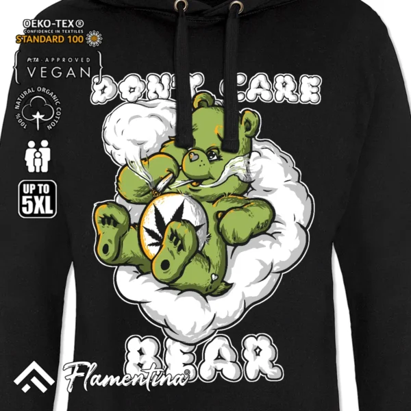 Bear Dont Care Sweatshirt Hoodie - Image 2